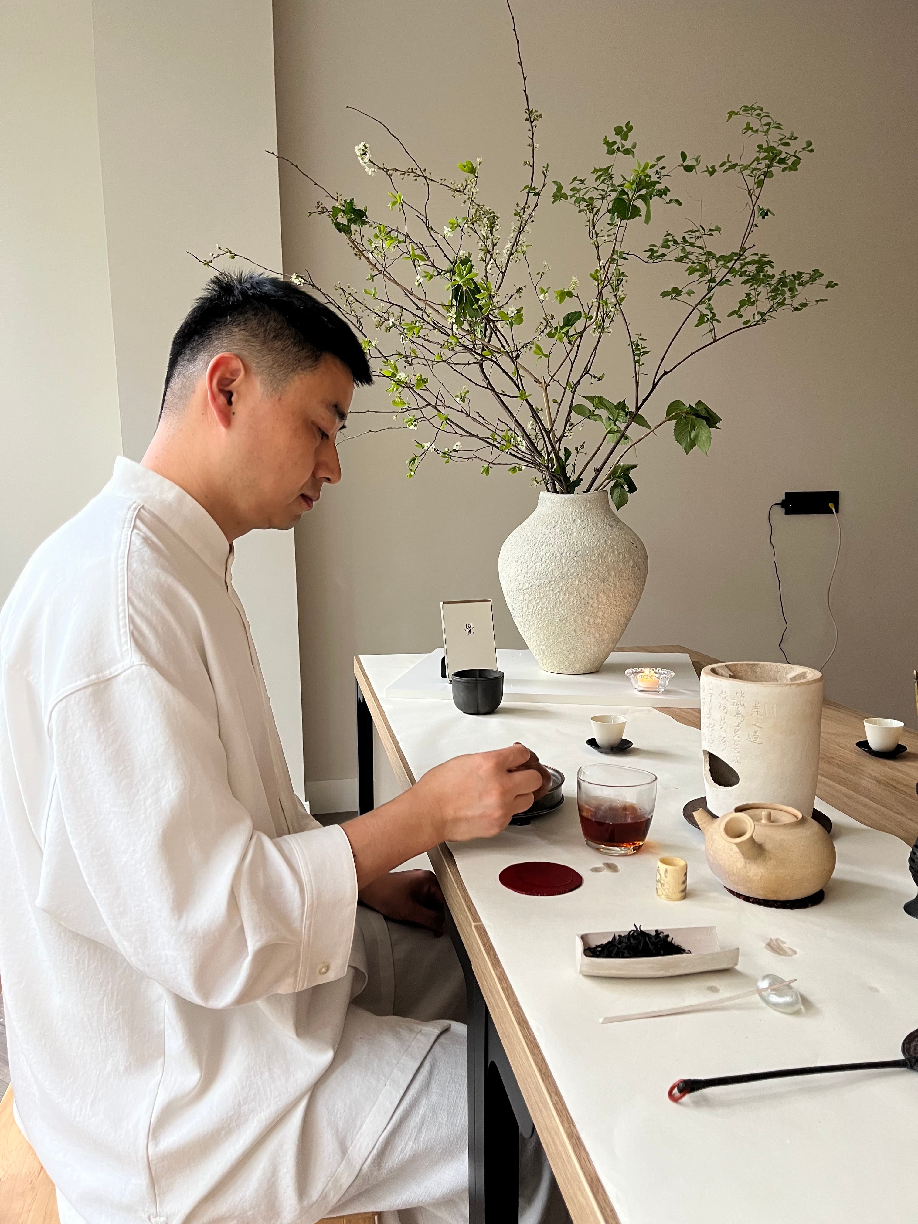 禅茶活动中……
