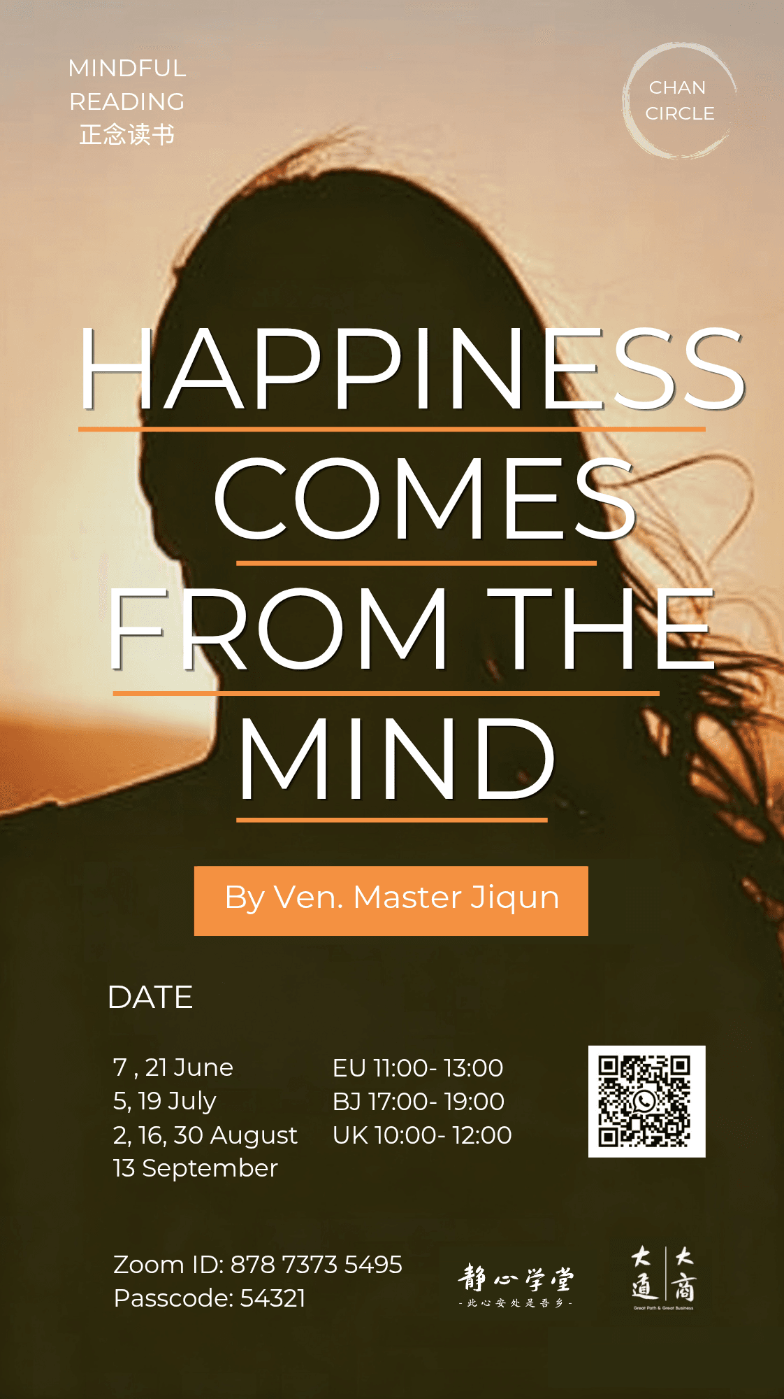 HAPPINESS COMES FROM THE MIND